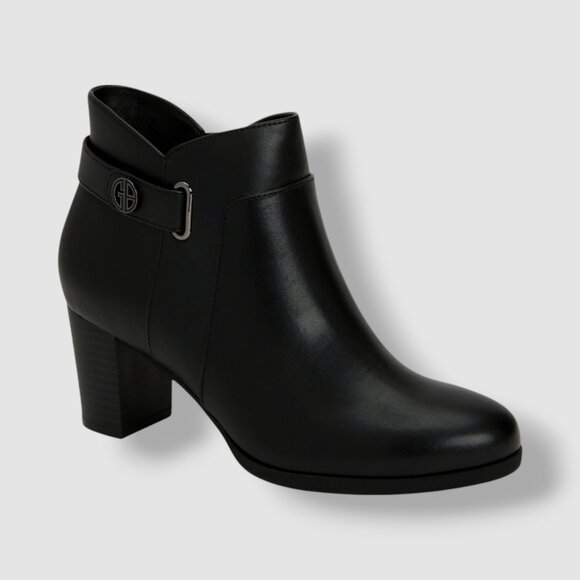 Giani Bernini Memory Foam Artemyss Booties Chocolate Size 8M - F53 - Picture 2 of 4